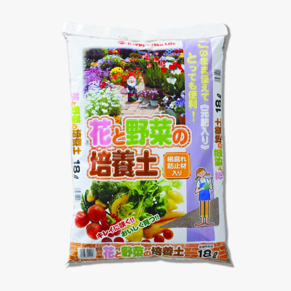 花と野菜の培養土 18L