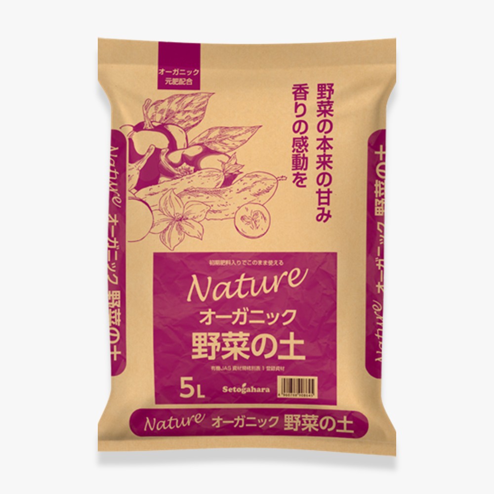 ナチュレオーガニック 野菜の土 5L