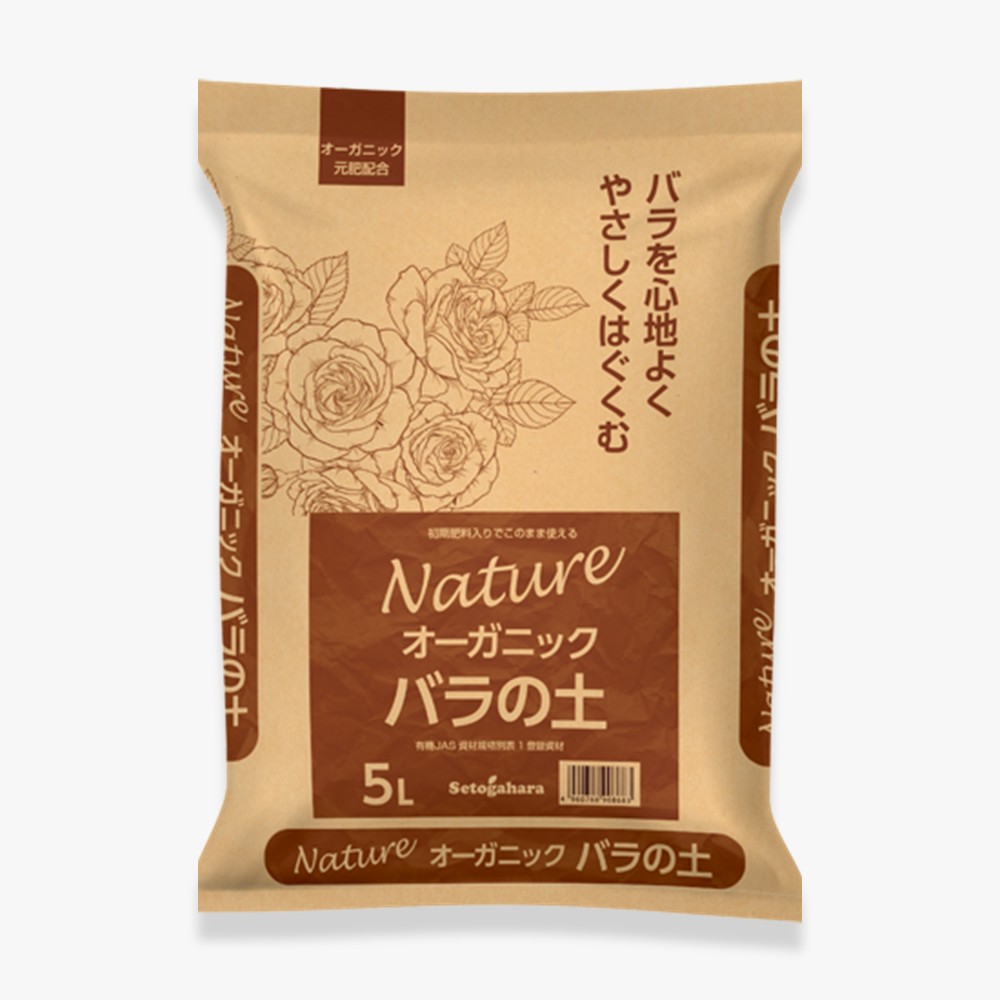 ナチュレオーガニック バラの土 5L